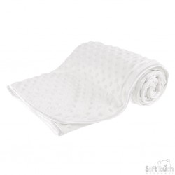 WHITE DIMPLE BLANKET