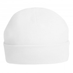 WHITE COTTON HAT Nb & 0-3M