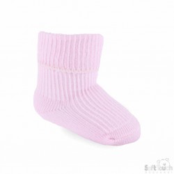 Pink baby socks 0-3m