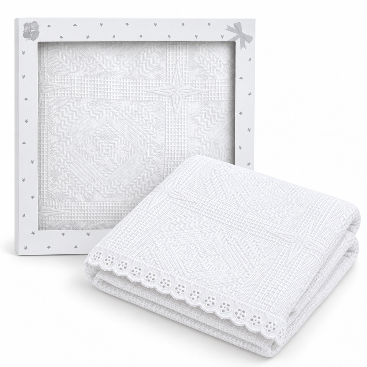 Boxed Cotton Shawl