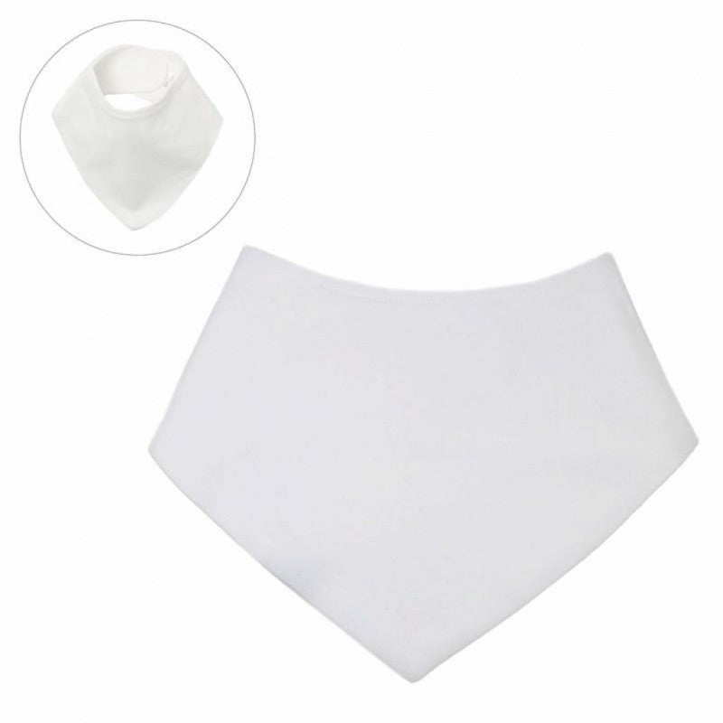 White Bandana Bib