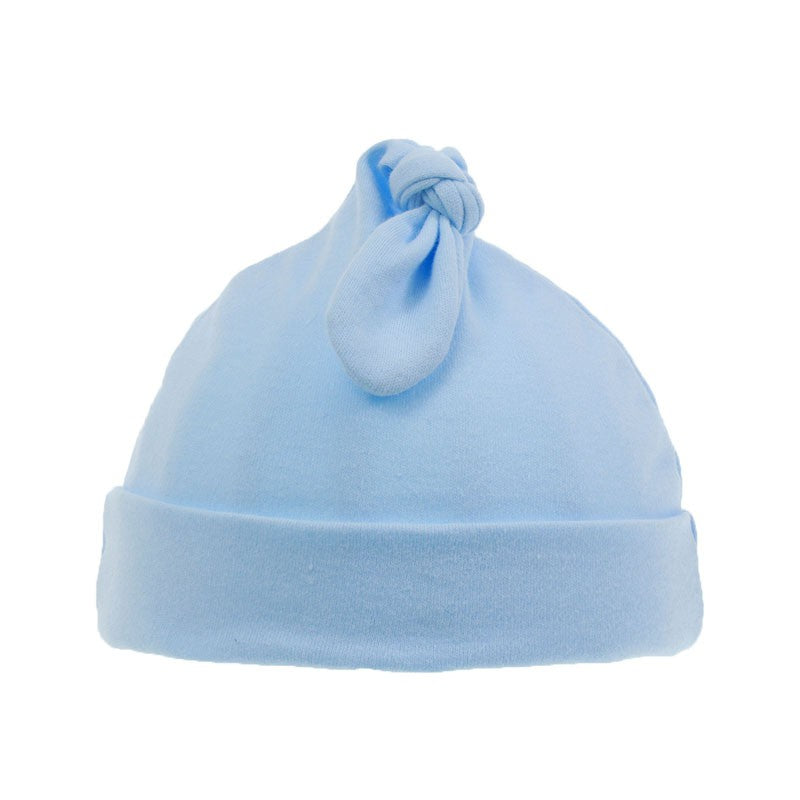 Blue Knotty Hat 0-6m