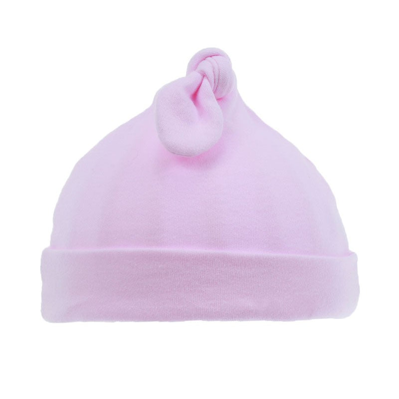 Pink Knotty Hat 0-6m